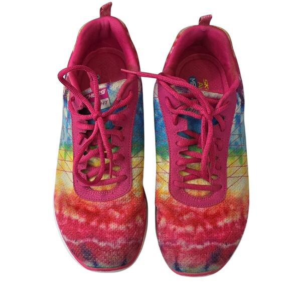 Skechers Women Sz 10 Flex Appeal 2.0 Loud & Clear Lite Weight Multicolor Sneaker - Picture 2 of 14